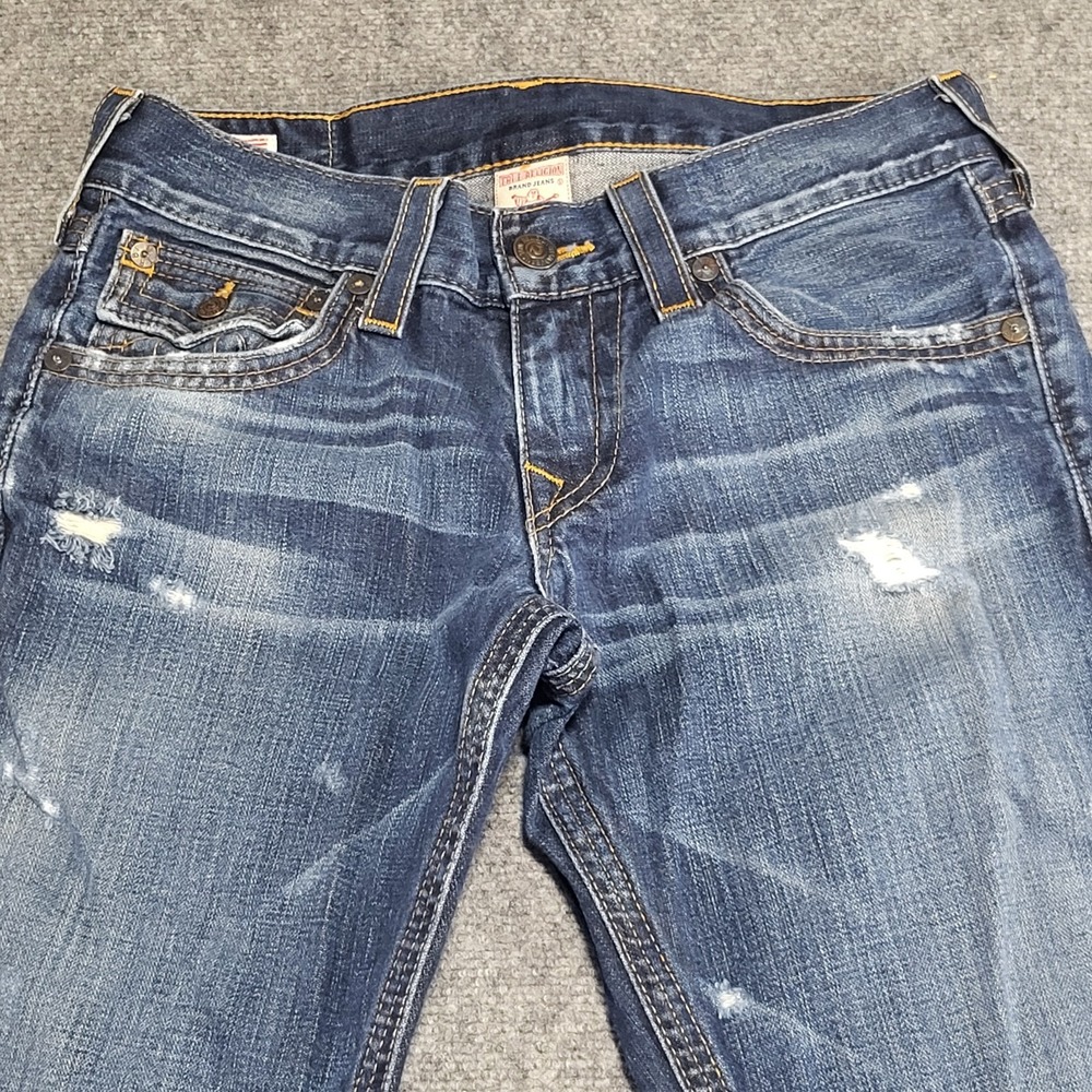 Vtg True Religion Men's "Billy" Bootcut "Made In USA" Denim Jeans Sz (30W x 31L) - Picture 3 of 16